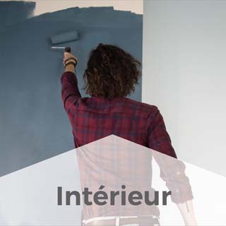 Pot de peinture usage intérieur